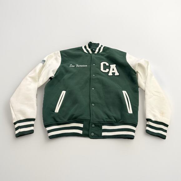 California Citywear Other - SF CityWear Unisex Snap San Francisco California Republic Varsity Jacket XL